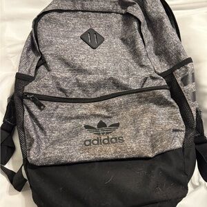 Adidas Black and Gray Men's Backpack